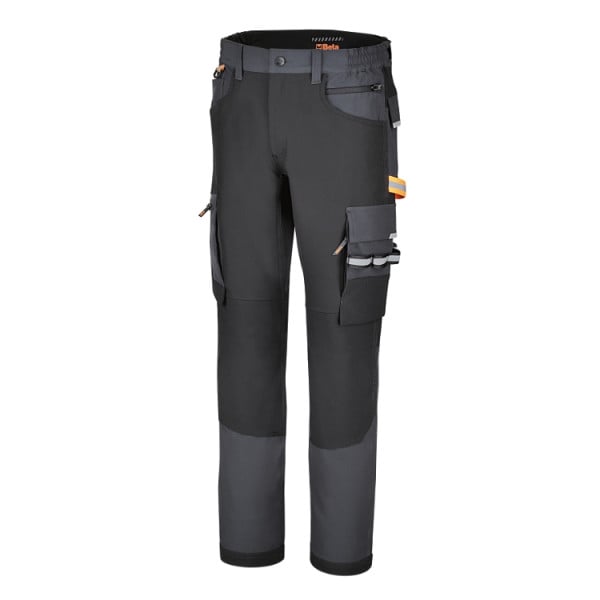 Pantaloni da lavoro multitasche elasticizzati